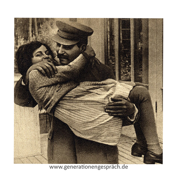 Stalin mit seiner Tochter Svetlana 1935 Wer war eigentlich Stalin Generationengespräch