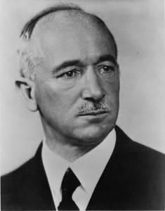 Der tschechoslowakische Staatspräsident Edvard Beneš zur Zeit der Sudetenkrise 1938