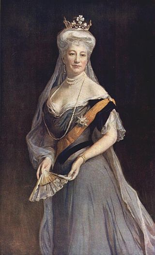 Auguste Viktoria von Schleswig-Holstein, Deutsche Kaiserin 1908, Porträt von Philip Alexius de László