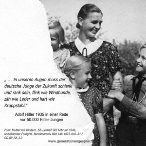 Zwischen Drill und Misshandlung Johanna Haarers Die deutsche Mutter und ihr estes Kind Zitat Hitler hart wie Kruppstahl