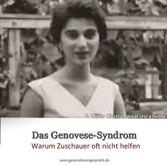 Das Genovese-Syndrom: Der Bystander-Effekt einfach erklärt | Generationengespräch Genovese-Syndrom und Bystander-Effekt: Warum Menschen in Notsituationen oft nicht eingreifen und wie Verantwortungsdiffusion entsteht.