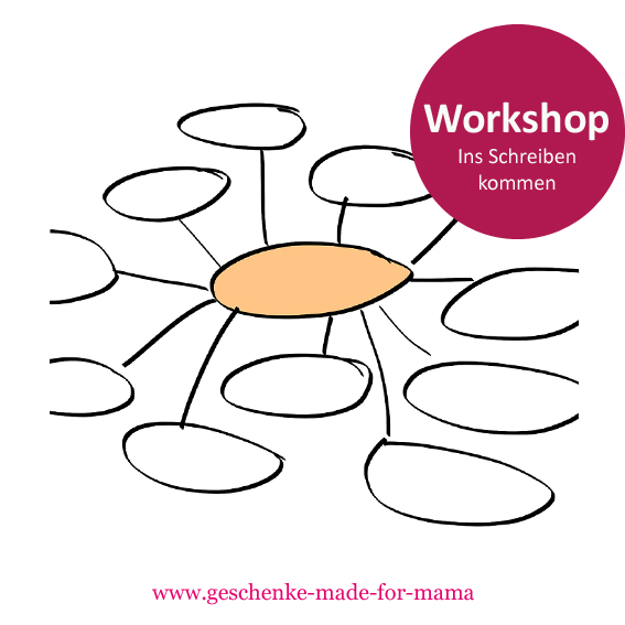 Storytelling Angebot Workshop ins Schreiben kommen Geschenke made for Mama
