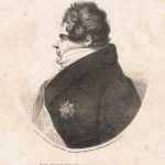 George IV von England Lithographie 1821