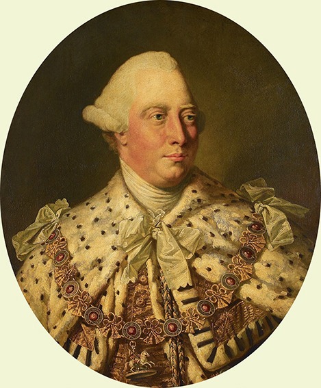 König George III. von Großbritannien im Porträt von Johan Zoffany aus den Jahren 1771/1772