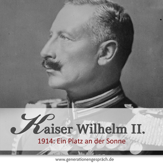 Kaiser Wilhelm II., letzter deutscher Kaiser, während der wilhelminischen Epoche