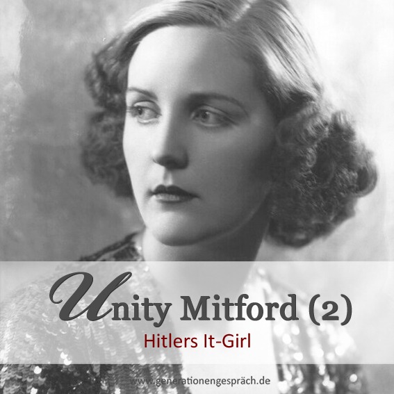 Porträt von Unity Mitford, aufgenommen 1937 von einem unbekannten Fotografen für Bassano Ltd