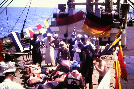 Hamburg Seefahrt historisch Äquatortaufe 1962 Zeitzeugen Biografie Generationengespräch