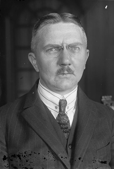 Hjalmar Schacht als Reichsbankpräsident im Jahr 1931 während der Weltwirtschaftskrise