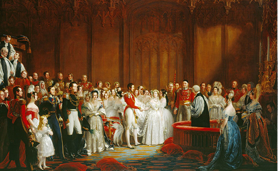 Heirat zwischen Victoria und Albert, Gemälde von George Hayter - Royal Collection RCIN 407165http://www.royalcollection.org.uk/egallery/object.asp?object=407165, Gemeinfrei