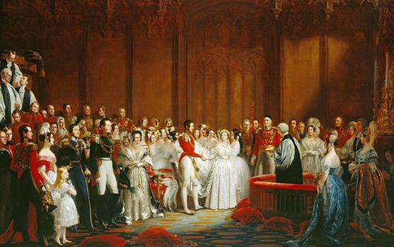 Die Hochzeit von Victoria und Albert im Jahr 1840 | Generationengespräch Hochzeit von Queen Victoria und Prinz Albert 1840 im St James’s Palace