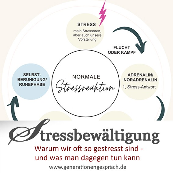 Stress verstehen: Ursachen, Folgen und wirksame Hilfe | Generationengespräch Stress verstehen: Ursachen von Stress, Auswirkungen auf Körper und Psyche sowie wirksame Hilfe zur Stressbewältigung