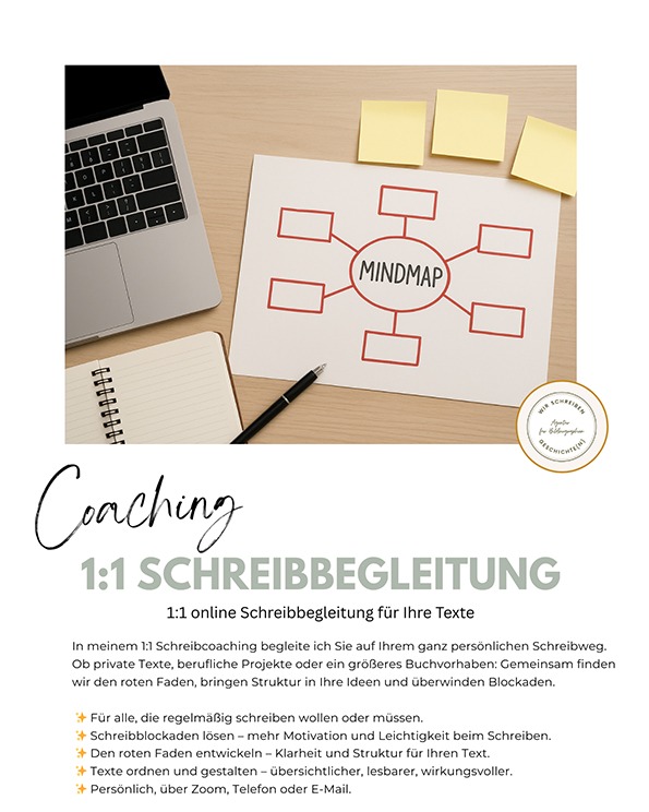 Symbolisches Bild für das Angebot persönliches 1 zu 1 Schreibcoaching, Schreibblockaden lösen und neue Schreibroutinen entwickeln.