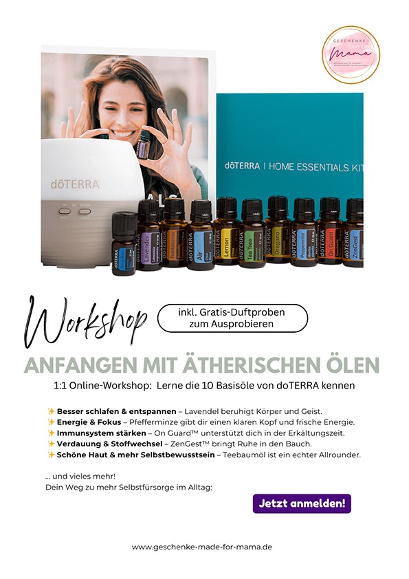 Ätherische Öle leicht erklärt Workshop Anfangen mit ätherischen Ölen