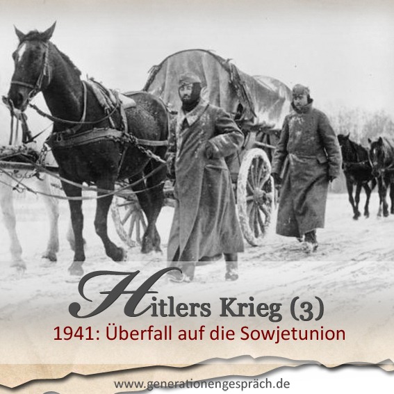 Hitlers Krieg 1941 – Vormarsch der Wehrmacht vor Moskau Hitlers Krieg - Überfall auf die Sowjetunion Deutsche Truppen beim Vormarsch vor Moskau im November 1941